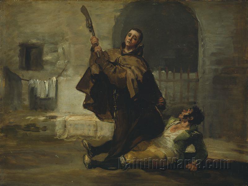 Friar Pedro Clubs El Maragato with the Butt of a Gun