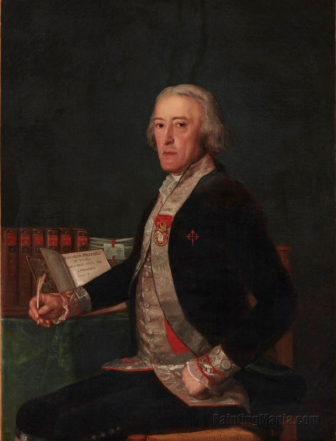 Portrait of Felix Colon de Larriategui