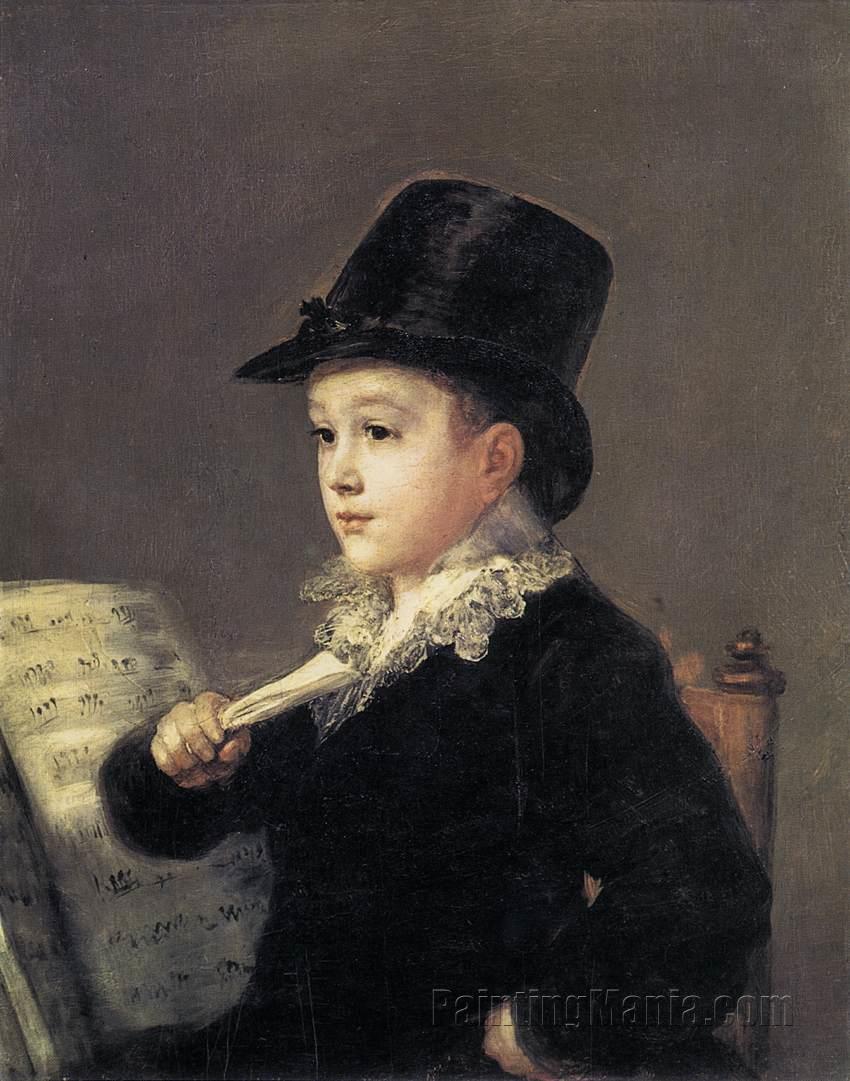 Portrait of Mariano Goya