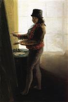 Goya in His Studio