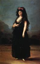 Queen Maria Luisa Wearing a Mantilla