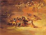 Scene of a Bullfight