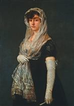 Young Lady Wearing a Mantilla and Basquina