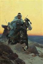 Mounted Arabs, Arab Riders on Horseback