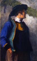 Self-Portrait in Breton Costume