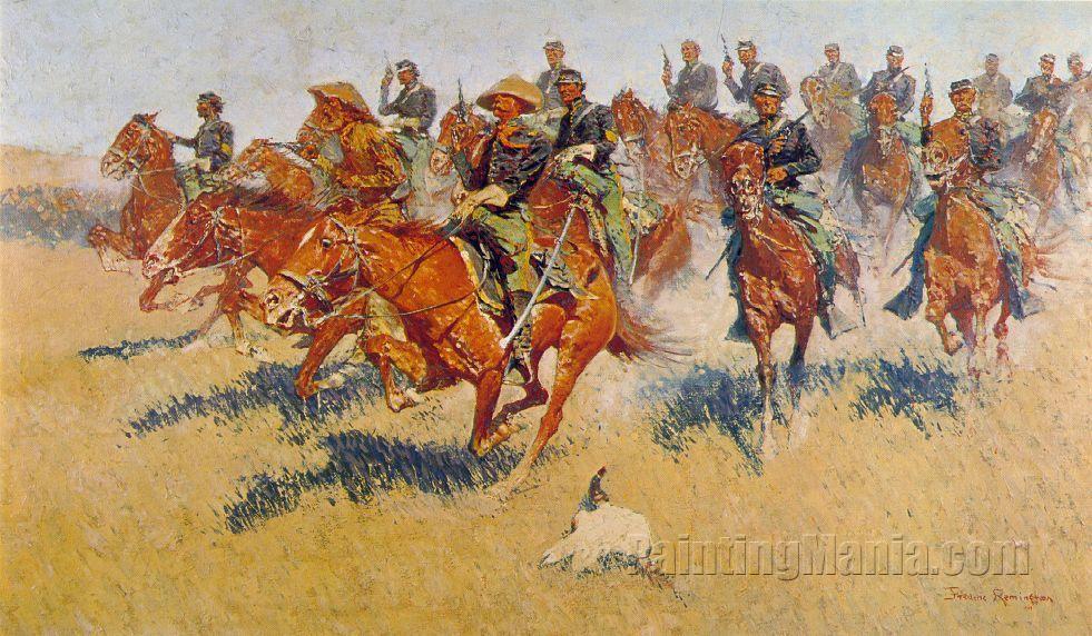 Cavalry Charge On The Southern Plains