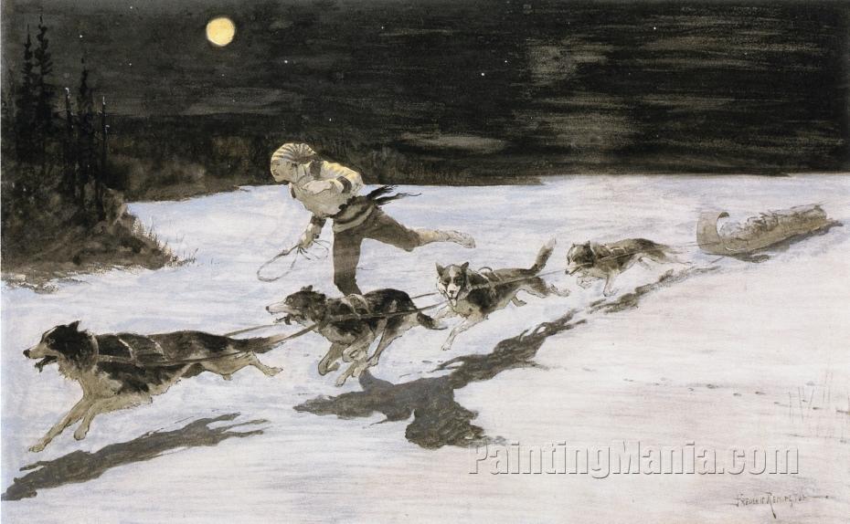 Huskie Dogs on the Frozen Highway (Talking Musquash)