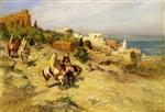 Horsemen on a Coastal Path, Algiers