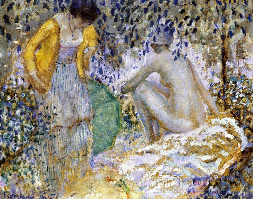 Two Women on the Grass
