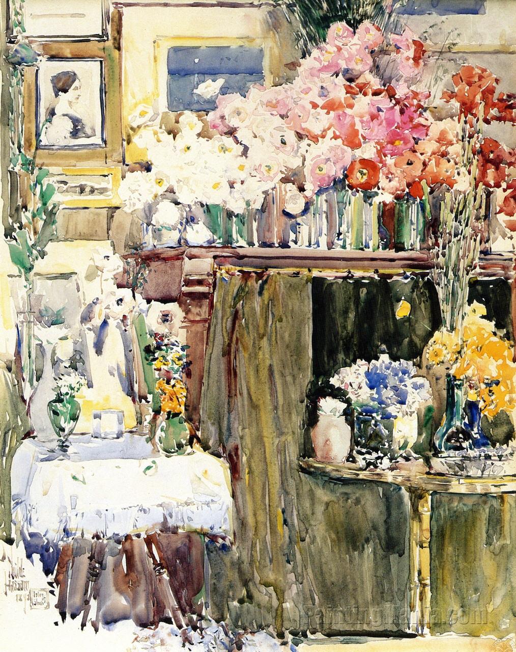 The Altar and the Shrine (Celia Thaxter's Sitting Room, Isles of Shoals)