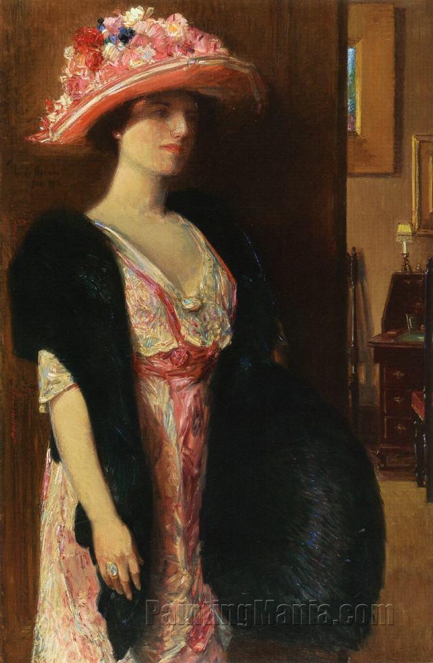 Fire Opals (Lady in Furs: Portrait of Mrs. Searle)