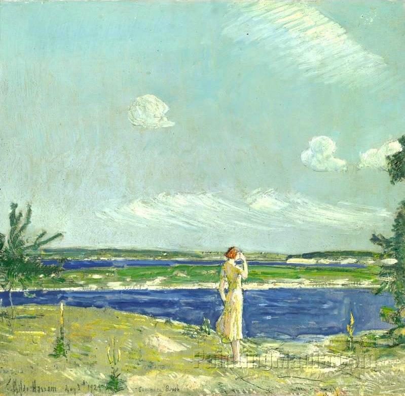 Woman Looking at the Sea