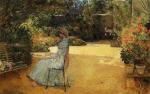The Artist's Wife in a Garden. Villiers-le-Bel