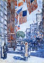 Flags, Fifth Avenue