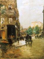 Paris Street Scene 1889