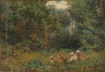 Mount Macedon Landscape with Children Playing