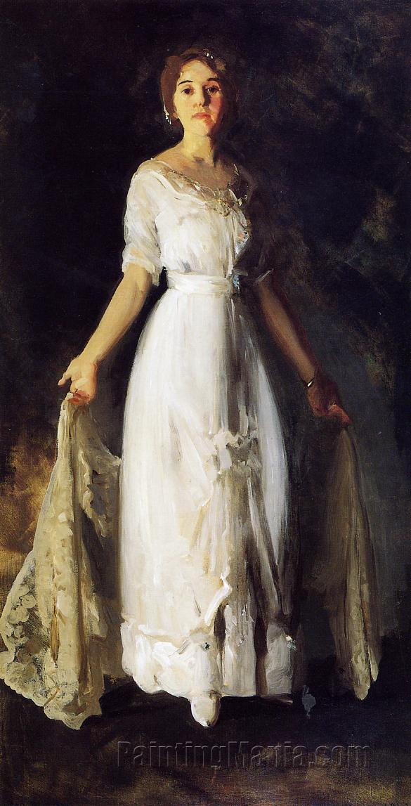 Mrs. Albert M. Miller (White Dress)