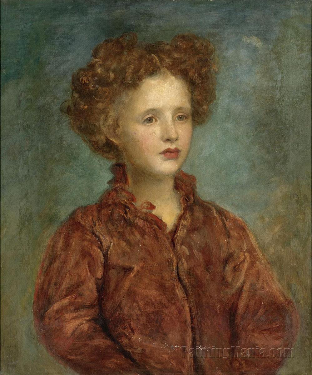 Portrait of a Young Titled Girl