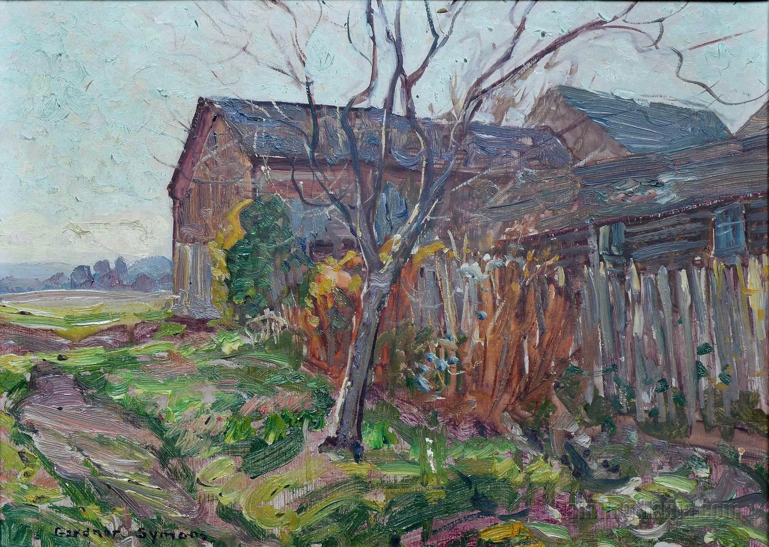 Late Fall Impressionist Landscape