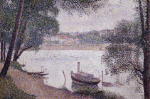 River Landscape with a Boat