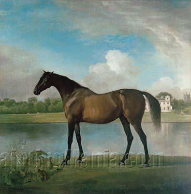 Lord Bolingbroke's Brood Mare in the Grounds of Lydiard Park, Wiltshire