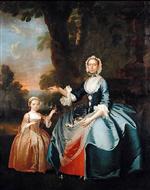 Portrait of Mrs Dawson of Retford and her Daughter