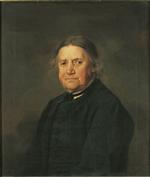 Portrait of Thomas Smith the Banksman. half-length. in a green coat