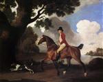Sir Frederick Riding with Hound