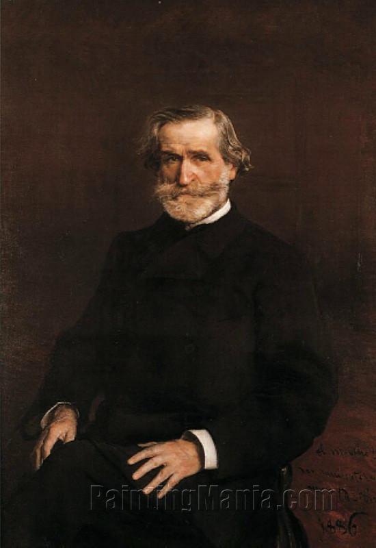 Portrait of Guiseppe Verdi (1813-1901) 1886