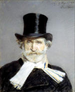 Portrait of Guiseppe Verdi (1813-1901)