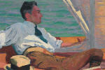 Portrait of Richard Buhler in the Sail Boat