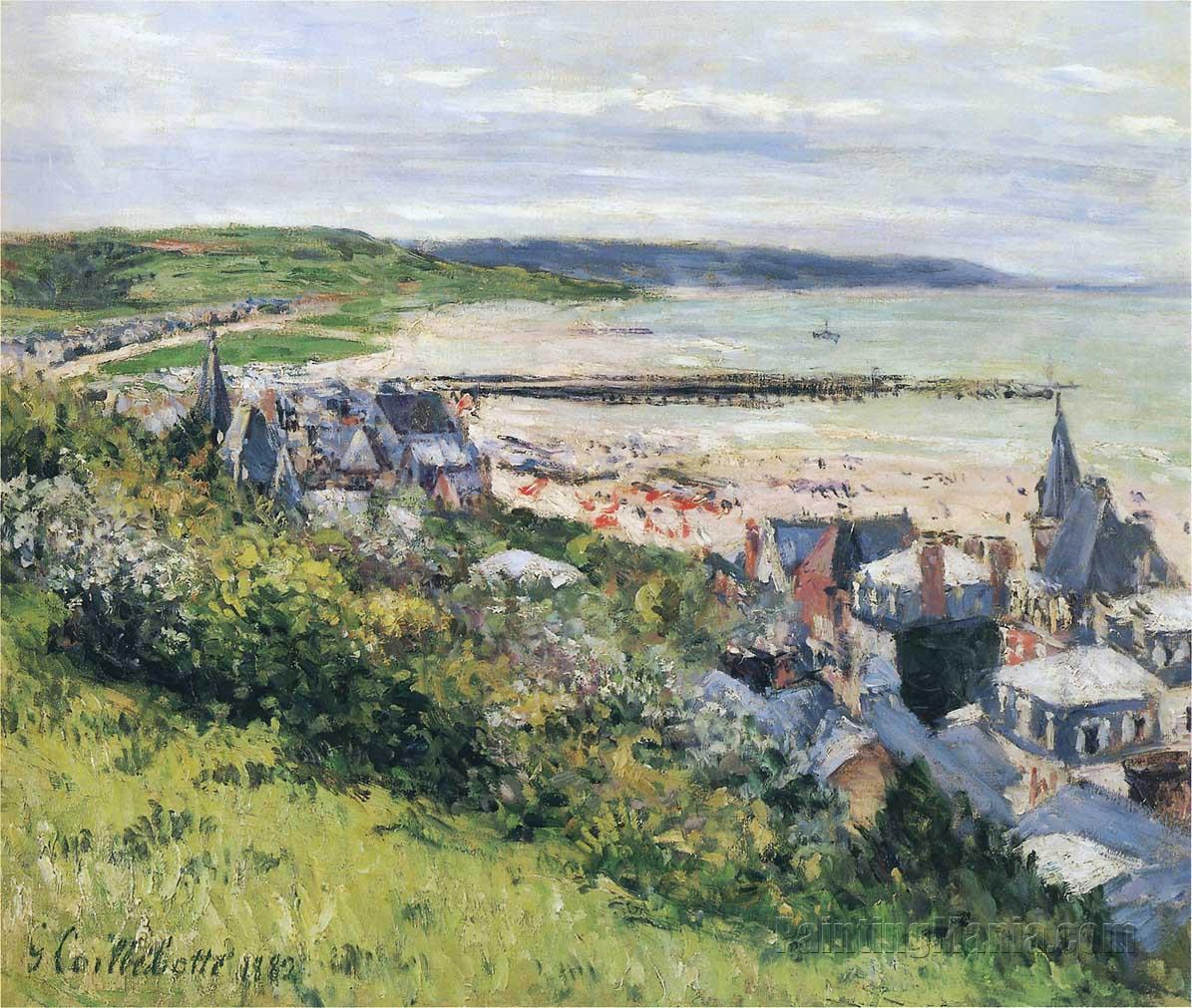 The Beach at Trouville, View from the Cornice