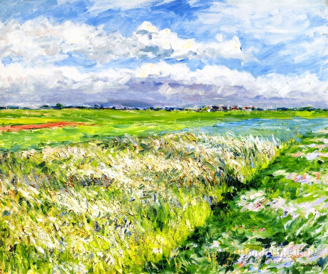 Fields, Plaine de Gennevilliers, Study in Yellow and Green