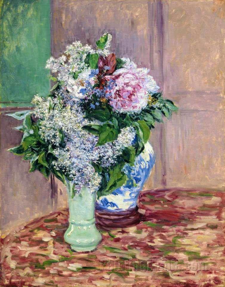 Lilacs and Peonies