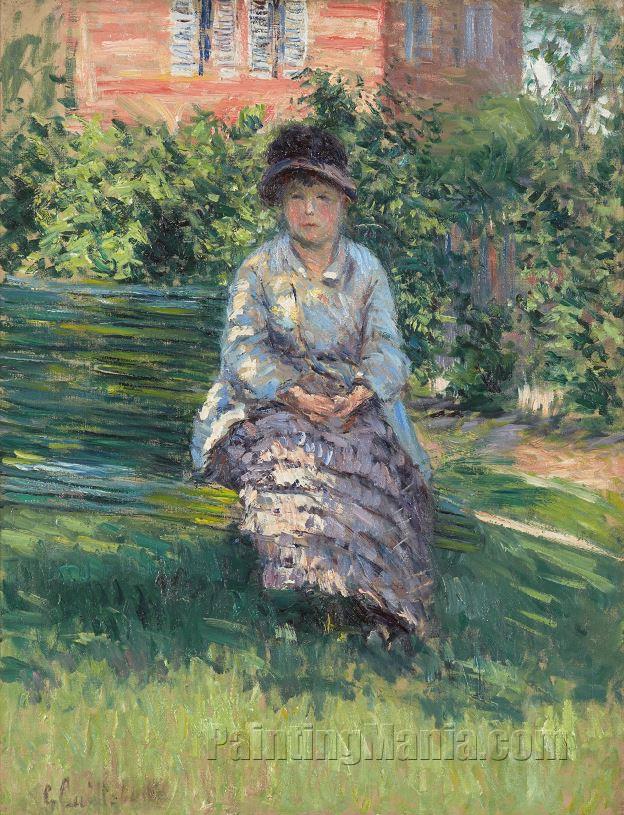 Madame Renoir in the Garden at Petit Gennevilliers
