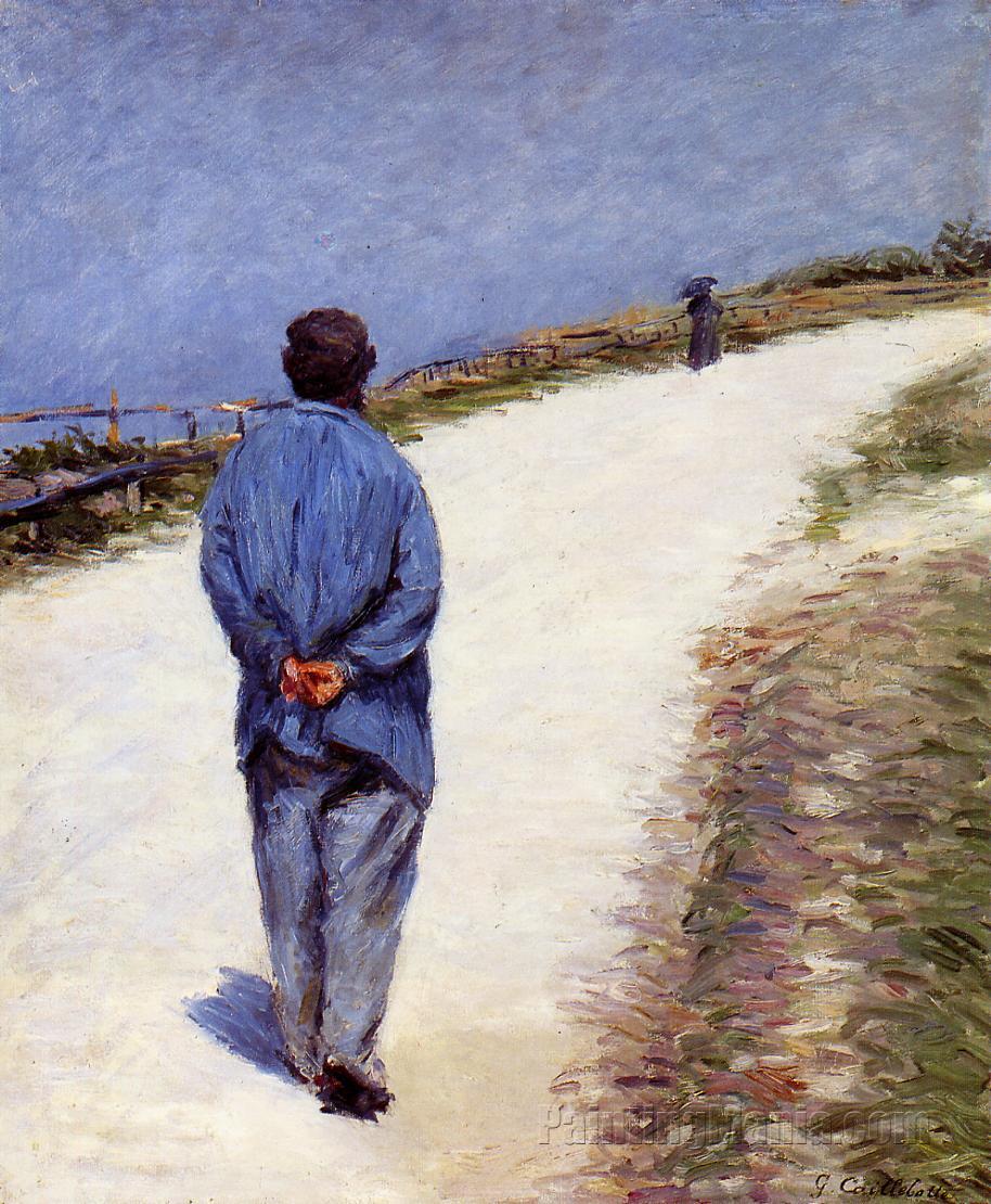 Man in a Smock (Father Magloire on the Road between Saint-Clair and Etretat)