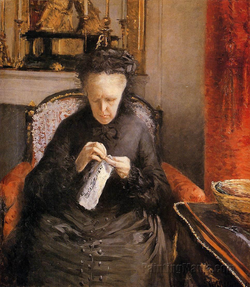 Portrait of Madame Martial Caillebote (the Artist's Mother)