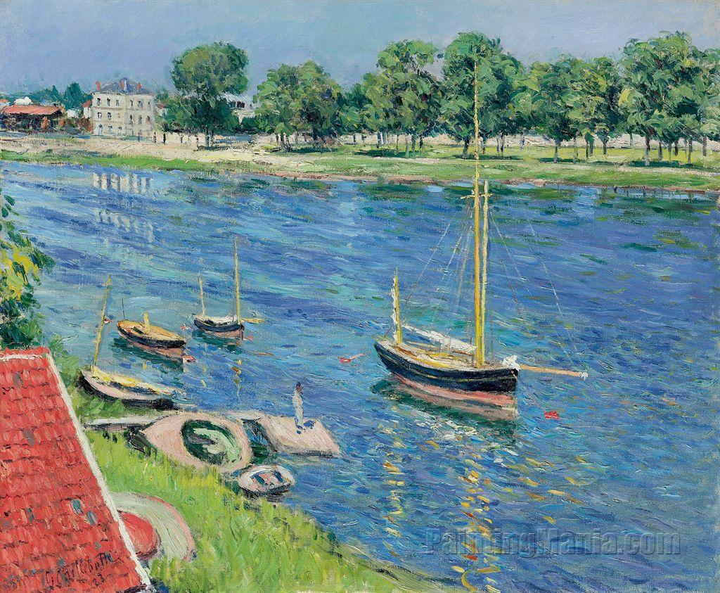 The Seine at Argenteuil, Boats at Anchor