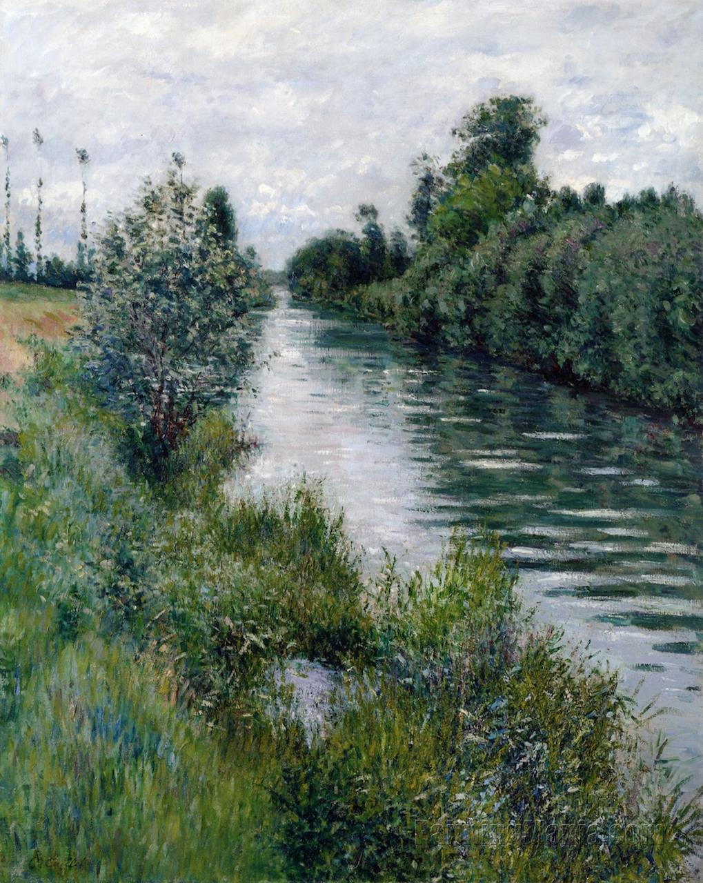 The Small Branch of the Seine at Argenteuil, Cloudy Weather