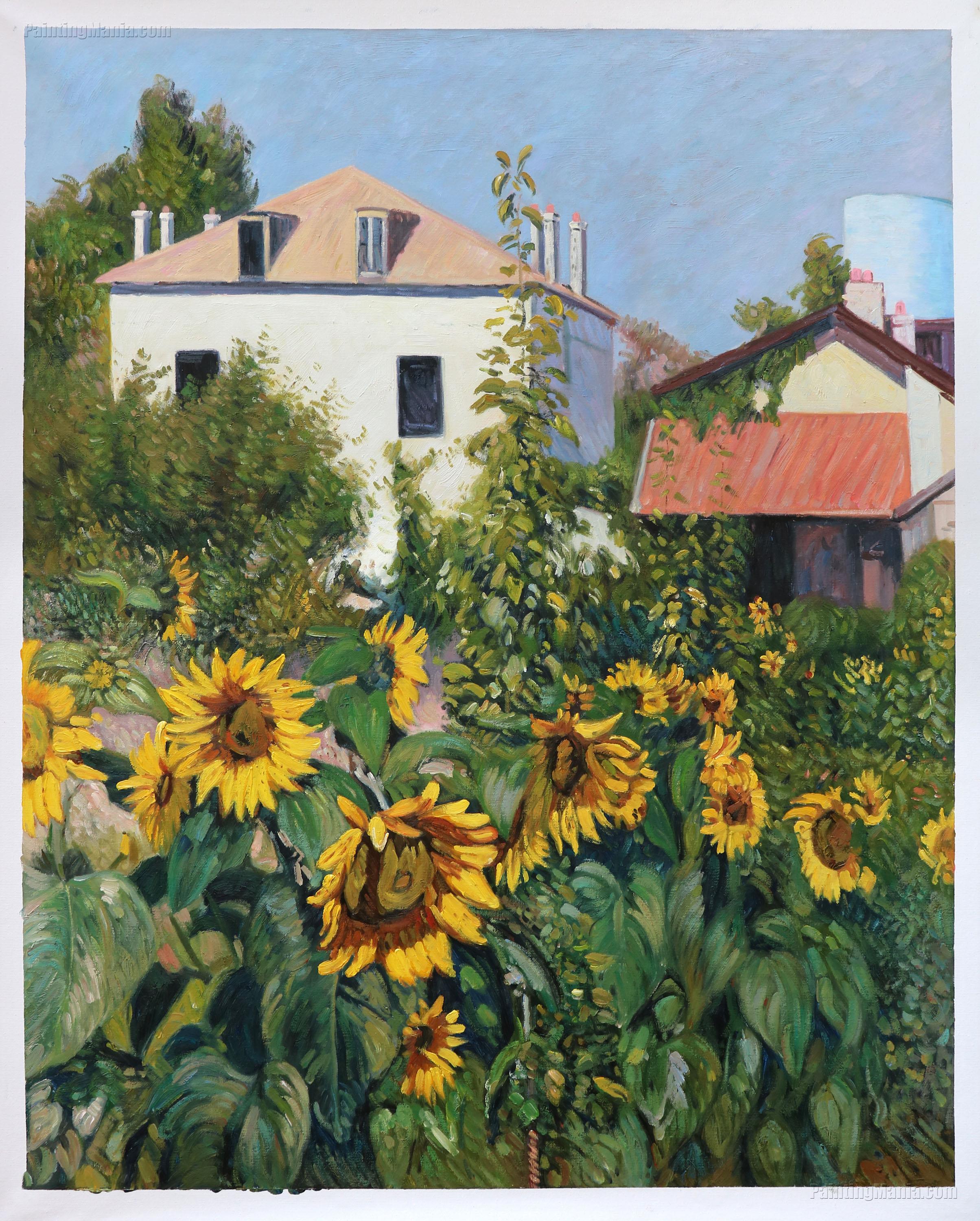 Sunflowers, Garden at Petit Gennevilliers