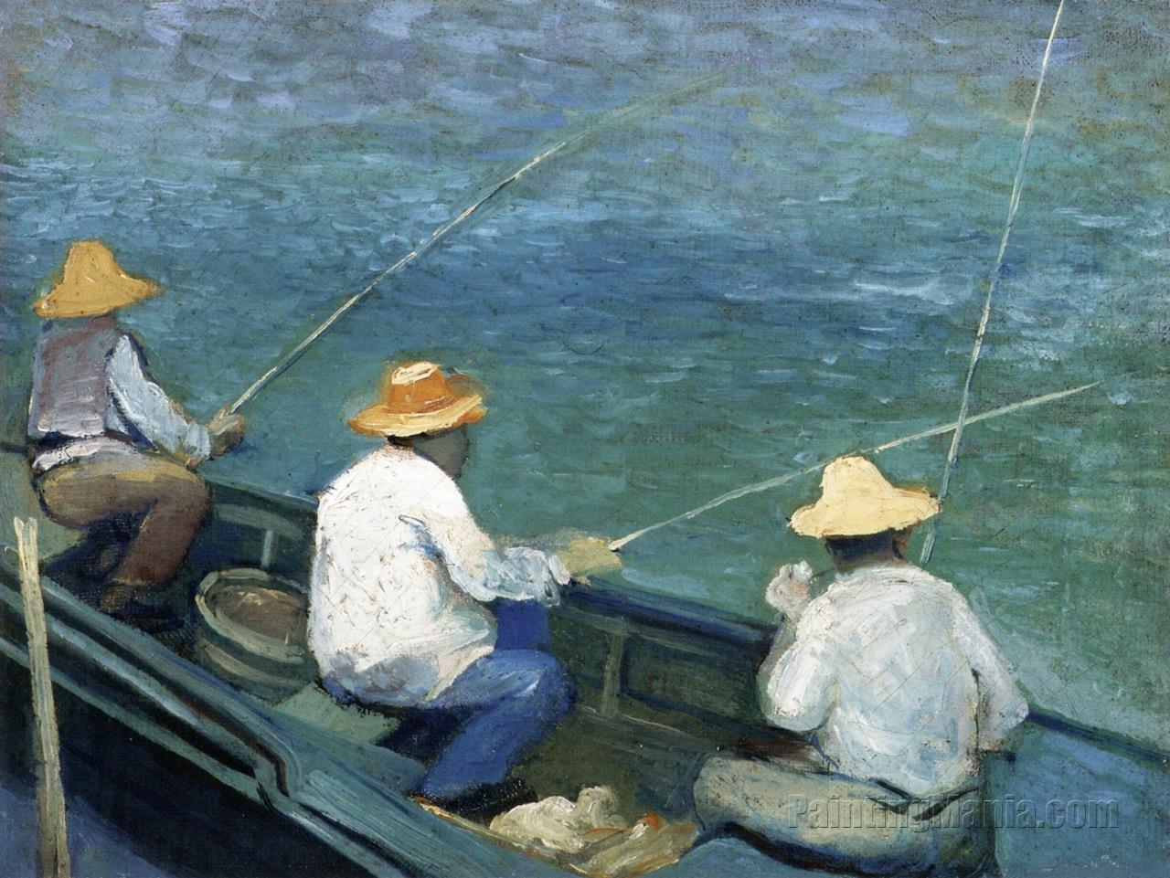 Three Fishermen in a Boat