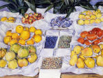 Fruit Displayed on a Stand