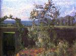 Landscape near Yerres (View of the Yerres Valley and the Garden of the Artist's Family Property)