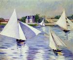 Sailboats on the Seine at Argenteuil