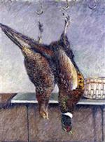 Two Hanging Pheasants