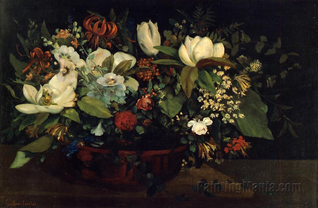Basket of Flowers 1863