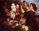 The Trellis (Young Woman Arranging Flowers)