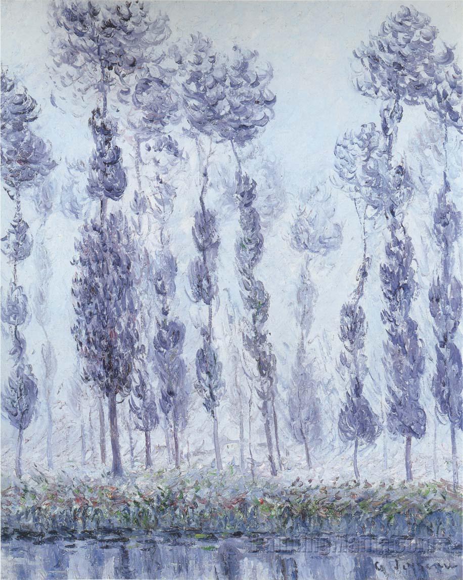 Poplars by the Eure River 1900