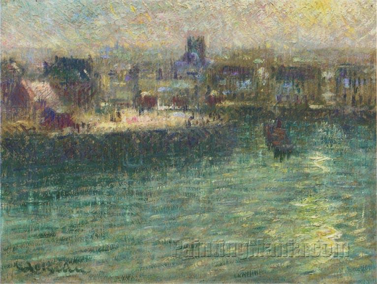 Port at Dieppe 1900