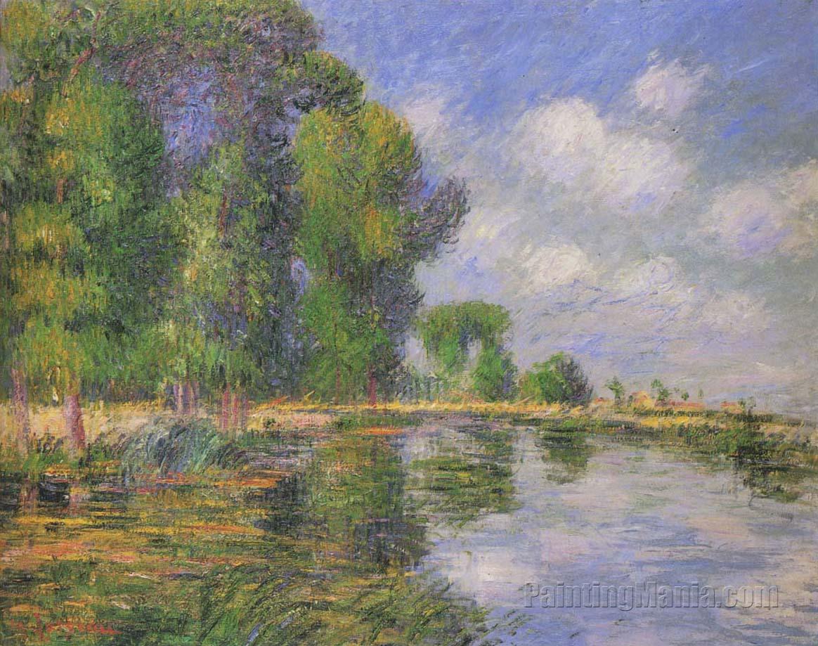 By the River in Autumn 1917